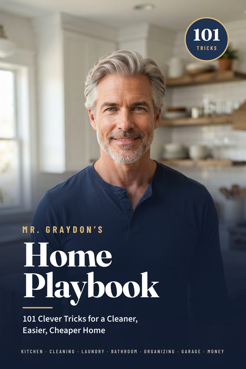 Cover of Mr. Graydon's Home Playbook: 101 Clever Tricks for a Cleaner, Easier, Cheaper Home